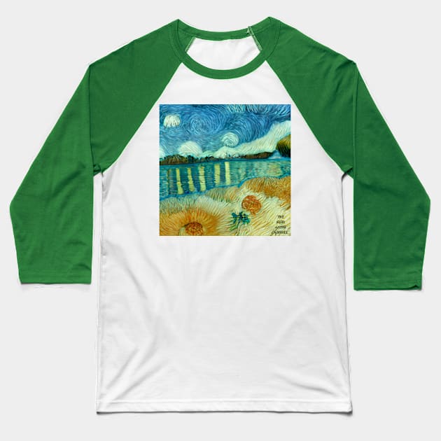 Relaxing by the Lake! deep focus Baseball T-Shirt by Slimgoody's Tees